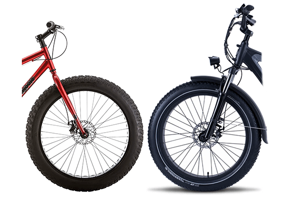faat bike rigid vs suspension ebike forks