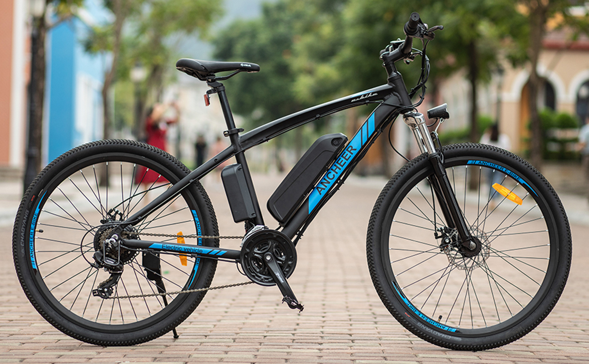 black ancheer electric bike